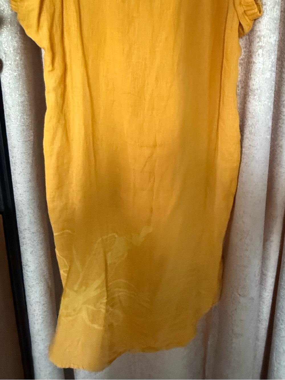 Kealopiko Mustard Yellow Dress with Flowers - Picture 4 of 6